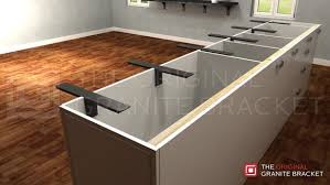 Use inadequate aluminum or thin gauge shelf brackets to support your countertops. 10 Knee Wall Hidden Granite Bracket Countertop Support Bracket Brackets Industrial Scientific Swl13562 Nl