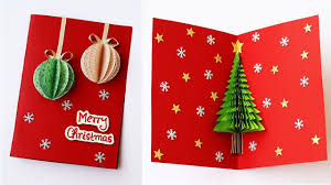 There's nothing grandparents, uncles and aunts. 3d Christmas Pop Up Card How To Make Christmas Tree Greeting Card Youtube