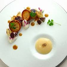 Foie Gras Marine Au Miso Blanc Nashi En Compote Minute Et Biscotte Au Miso Recettes De Cuisine Gastronomie Art Culinaire
