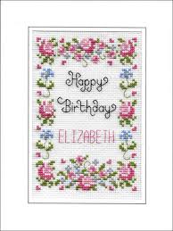Check spelling or type a new query. Happy Birthday Cross Stitch Card Kit Floral Cross Stitch Cross Stitch Patterns Flowers Cross Stitch Rose