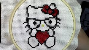 Geeky Hello Kitty Cross Stitch Pattern Prosper Geek