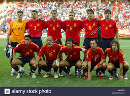Soccer Uefa European Championship 2004 Group A Spain V Russia Stock Photo Alamy