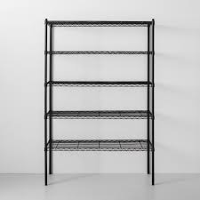 5 Tier Wire Shelf Black Made By Design Wire Shelving Made By Design Shelves