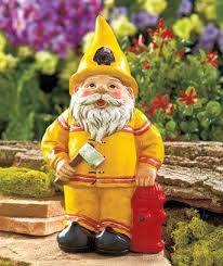 Fireman Novelty Gnome Statue Garden Statue Sculpture Decor Gift Gosstudio We Recommend Gift Shop Http Www Zazzle Gnome Statues Fireman Firefighter