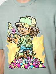 Du pont de nemours and co., a major chemical company, to divest itself of its 23 percent stock holding in general motors co. Supreme T Shirt Mit Cartoon Print Farfetch