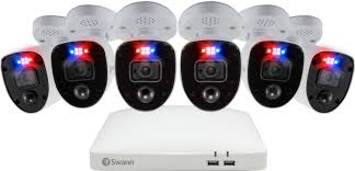 Whether you own or rent, swann gives you the flexibility to customize your security. Swann Enforcer 8 Channel 6 Camera Indoor Outdoor Wired 4k Uhd 2tb Dvr Security Camera Surveillance System White Swdvk 85680w6rl Us Best Buy