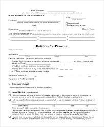 There is no need to pay for a lawyer if you and your spouse can agree on how to. Free 17 Sample Divorce Forms In Pdf Ms Word