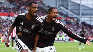 brentford f.c. vs liverpool f.c. standings