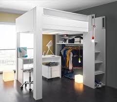 Conçu pour un couchage de 140×190 cm, ce lit double est doté d'un spacieux espace pour un bureau ou un divan. Lit Mezzanine Selection De Modeles Gain De Place Cote Maison