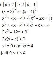 Nilai mutlak persamaan pertidaksamaan contoh read more Pertidaksamaan Nilai Mutlak Pengertian Rumus Sifat Contoh Soal