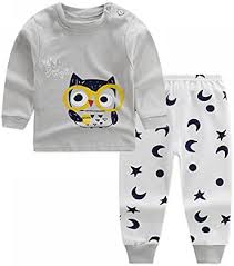 Newborn Kids Boys Girls Pajama Sets Cartoon Casual Long Sleeve Cute T-Shirt  Tops With Pants Toddler Baby Autumn Sleeping Clothes price in Saudi Arabia  | Amazon Saudi Arabia | kanbkam