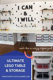 Ultimate Lego Table And Lego Storage Super Organized Legos Using Ikea Trofast Furniture Make Finding Thos Lego Table With Storage Ikea Trofast Lego Table Ikea