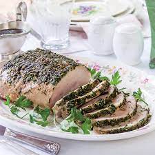 Serve with paula deen's original bbq sauce. Herb Roasted Pork Loin With Balsamic Sauce Paula Deen Magazine
