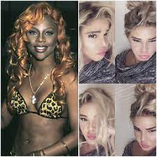 Lil kim has finally turned white!!! Lil Kim Looks Unrecognisable Now