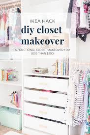 Kinderzimmer Kids Closet Makeover With Ikea Closet Organizer Diy Baby Organization In 2020 Ikea Closet Organizer Closet Makeover Diy Closet Makeover