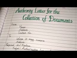 Check spelling or type a new query. Authorization Authority Letter For The Collection Of Documents Youtube