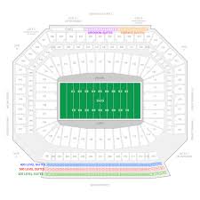 true to life detroit lions seating chart with seat numbers