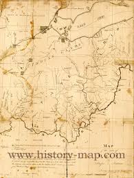Ohio In Early 1800 S Genealogy Map Ohio Map Ohio History
