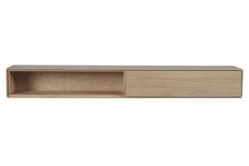 Étagère murale suspendue, d'une longueur de 30 cm et d'une profondeur de 15,8 cm, pour y ranger toutes sortes de petits objets. Etagere Murale Hellin