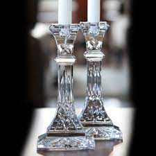 I have three gentile paperweights but two lost to moves. Waterford Lismore 8 Candlesticks Pair Crystal Classics