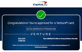 Finally Approved For The Capital One Venture Card