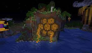 I Built This Honeycomb House In A Cool Flower Forest Biome Minecraftbuilds Minecraft Creations Minecraft Art Minecraft Crafts
