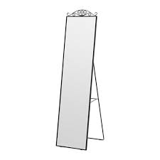 Karmsund Black Standing Mirror 40x167 Cm Ikea In 2020 Standing Mirror Floor Mirror Mirror