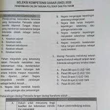 Tes cpns skd 2021 (seleksi kemampuan dasar) sendiri akan terdiri dari 3 macam soal. Soal Skd Poltekim 2021