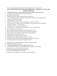 Bagaimana cara berbelanja di itemku menggunakan kredivo? Soal Mid Semester Penjas Semester 1 Smp Kelas Viii Pdf