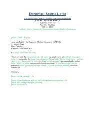 You need to provide several types of documentation when you apply for a position or when you go to an. Sample Letters For Potential Employers