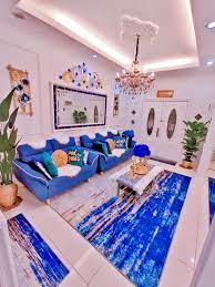 Satu dari banyak foto stok gratis yang menakjubkan dari pexels. Deko Rumah Teres Lot Tengah Dengan Tema Warna Biru Putih Gold Hias My