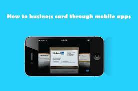 The app allows you to manage your cards without any hassle. Create Own Business Card Apps With Top 10 Mobile Apps