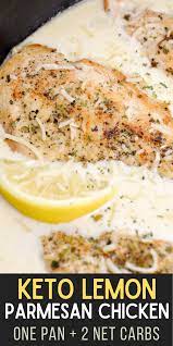 One Pan Lemon Parmesan Chicken Keto Low Carb Farm Life Diy Recipe In 2021 Easy Chicken Recipes Chicken Recipes Healthy Crockpot Recipes