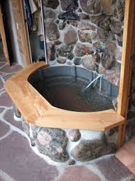 Concrete bathtub diy bathtub poured concrete stained concrete cement loft bathroom this concrete bathtub at the home we stayed in oakland required ten men to lift, carry, and settle into. 25 Great Diy Hot Tub Ideas You Have To Try