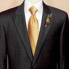 Black And Gold Tie Pin De Morgan Vega Em Wedding Wear Terno Noivo Camisa Branca Terno