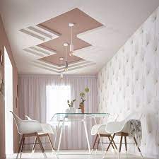 Dining room ceiling design with fan: Dining Room Ceiling Kahabwa Gypsum Ceiling Paint Decor Facebook