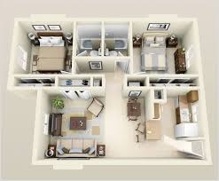 Birds Eye View Of A House Plan Amazing 3d Floor Plans For You Engineering Basic 2 Bedroom Apartment Floor Plan Apartment Floor Plans Floor Plans