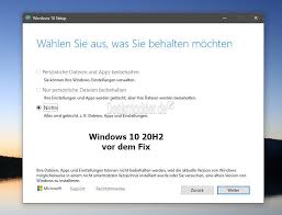 Microsoft releases 'windows 10 version 20h2 aka october 2020 update' for compatible devices. Windows 10 20h2 Inplace Upgrade Fix Download Solange Ein Inplace Nicht Funktioniert Update Deskmodder De