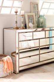 Alexa Mirrored Dresser Mirrored Furniture Mirrored Dresser Bedroom Dresser With Mirror