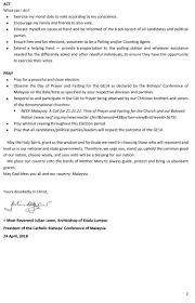 The first approach is to unscramble letters to make words. The Roman Catholic Archdiocese Of Kuching Pastoral Letter From The Catholic Bishops Conference Of Malaysia Make Your Vote Count