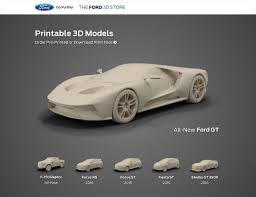Ford Launches Online 3d Printed Model Car Shop Print Your Favorite Ford Car Or Truck Today 3dprint Com The Voice Of 3d Printing Additive Manufacturing In 2020 Car