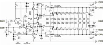 2000w audio amplifier circuit diagram. 1500w Hifi Power Amplifier Circuit Electronic Circuit