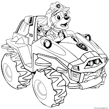 You can print the paw patrol printable coloring pages in full color if you want to get them for your own child or just to give them out as a gift. Paw Patrol Dino Rescue Coloring Page Novocom Top