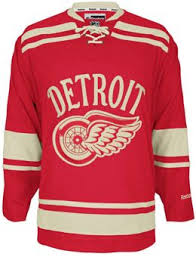 Detroit Red Wings 2014 Nhl Winter Classic Hockey Jersey Nhl Redwings Detroit Oldschool Jersey Detroit Red Wings Nhl Winter Classic Red Wings