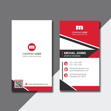 Creative Marketer Vertical Name Card Design Name Card Design Minimalist Business Cards Vertical Business Cards