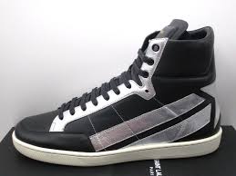 Black And Silver High Top Sneakers Ebay Sponsored Saint Laurent Ysl Mens Studded Sl 36h Black Silver High Top Sneakers Flats 44 Black High Top Sneakers White High Top Sneakers High Top Sneakers