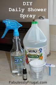 Diy Daily Shower Spray Picture Tutorial Recipe Daily Shower Spray Daily Shower Cleaner Shower Cleaner