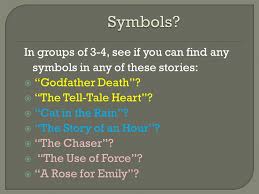 The use of symbolism or symbols in 'cat in the rain' by ernest hemingway is useful to understand the short story. Chapters 17 19 The Elements Of Drama Theme Symbol Ppt Download