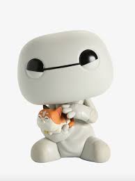 The Most Adorable Funko Pop Figure Of A Happy Baymax Holding Mochi The Cat If This Doesn T Get You Into Their Good Graces I Don T Know What Will Big Hero