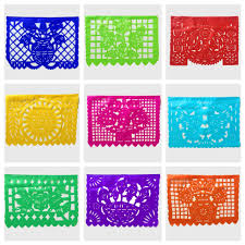 Papel Picado Mexican Banner Medium Papel Picado Banner Mexican Party Theme Mexican Party Decorations